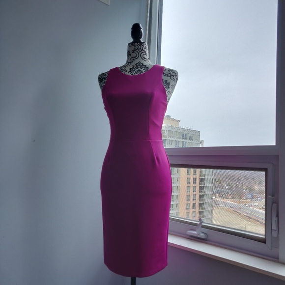 Necessary Objects Plum/Magenta Cocktail Dress - Picture 2 of 8